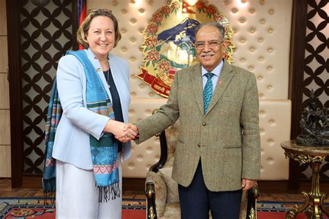 British State Minister Trevelyan Pays Courtesy Call On PM Dahal