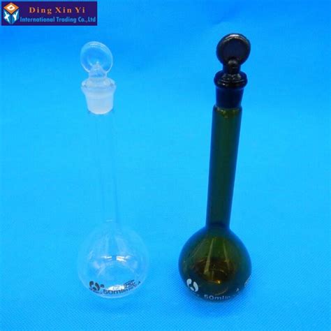 50ml Transparent Volumetric Flask Constant Volume Grandado