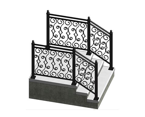 Decorative Iron Railing Revit Shelly Lighting