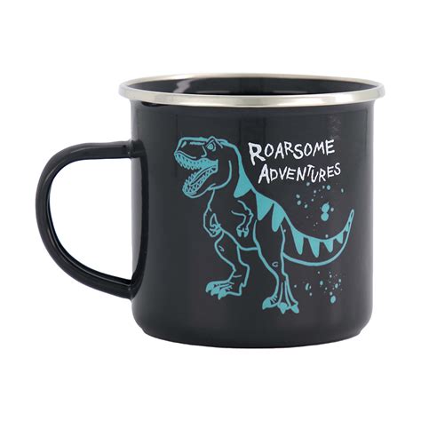 330ml Enamel Mug Dino Kmart