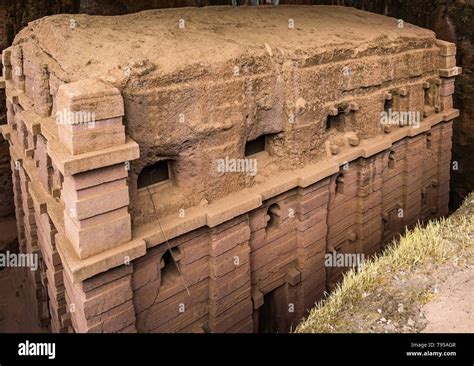 Bete Amanuel Monolitic Church In Lalibela Ethiopia Africa Stock Photo