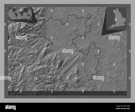 Shropshire Administrative County Of England Great Britain Bilevel