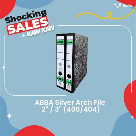 Ofiskita Abba Silver Arch File