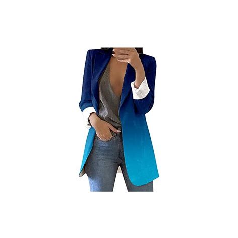 Stetson Ytzl Blazer Da Donna A Quadretti A Maniche Lunghe Blazer