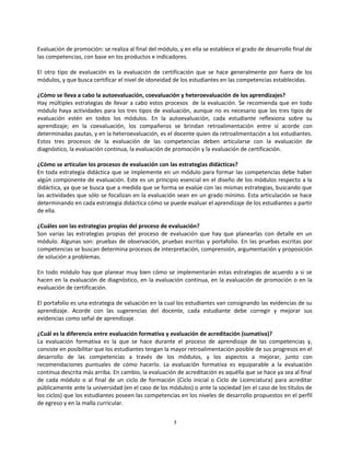 Evaluacion Competencias Pdf