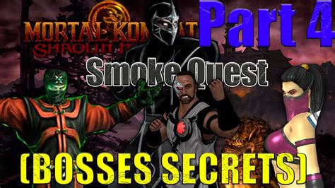 Mortal Kombat Shaolin Monks Hard Bosses Secrets Smoke Quest