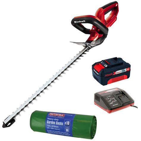 Einhell Power X Change Ge Ch Li V Cordless Hedge Trimmer Cutter