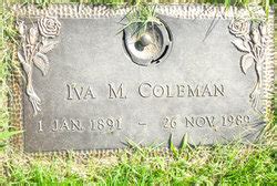 Iva May Elburn Coleman 1891 1989 Homenaje De Find A Grave