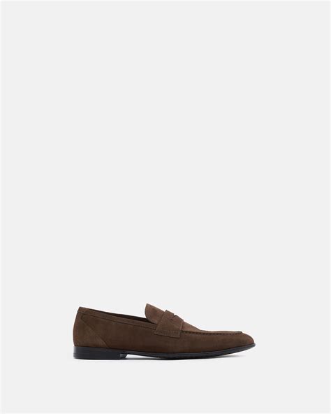 Mocassin Gascalon Marron N A Croute Velours Vachette Mocassin Croute De Cuir Marrons