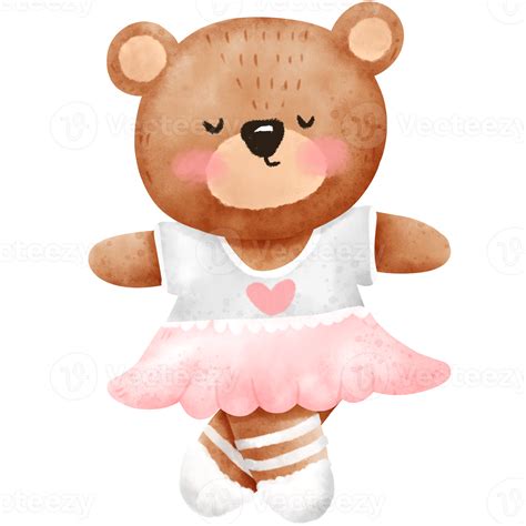 Dancing Bear Watercolor 11908115 Png