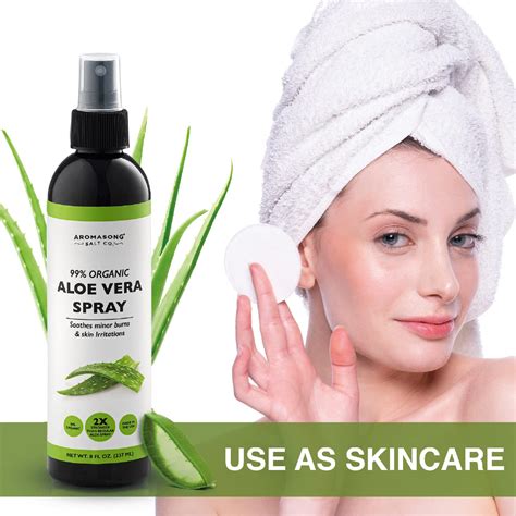 Aromasong Spray De Aloe Vera Org Nico Extra Fuerte Veces M S