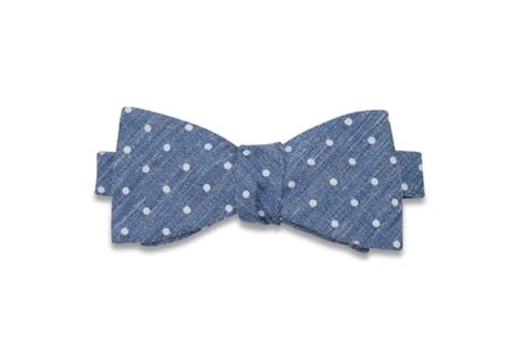 Jeans Dots Cotton Bow Tie (self-tie) – Aristocrats Bows N Ties