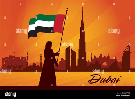 Dubai Skyline Vector Vectors Hi Res Stock Photography And Images Alamy