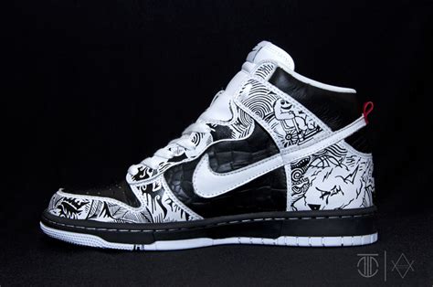 Nike Dunk High "Freegums" Customs by ROM - SneakerNews.com