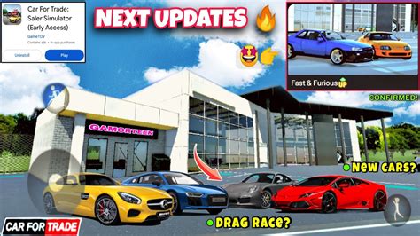 Car For Trade Saler Simulator NEW UPDATES New Cars Drag Race