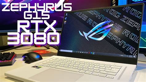 2021asus Zephyrus G15 Rtx 3080 Ryzen 9 5900hs Asmr Youtube