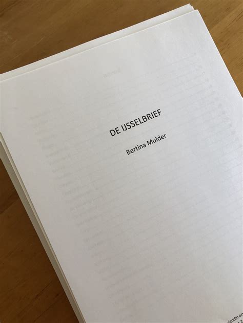 Manuscript De IJsselbrief Bertina Mulder Tekst Redactie