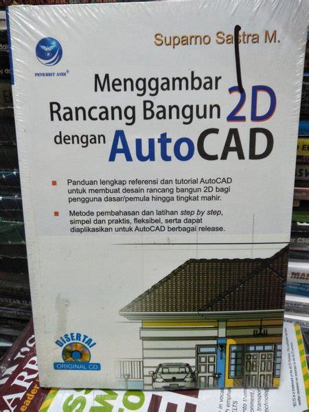 Jual Original Menggambar Rancang Bangun D Dengan Autocad Bonus Cd Di