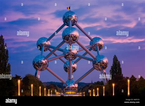 Atomium Building In Brussels Belgium Stock Photo Royalty Free Image