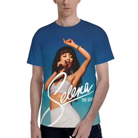 Unisex D Print Selena Quintanilla T Shirts Graphic Casual Summer Short