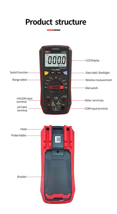 Uni T Mini Digital Multimeter Ut Eu