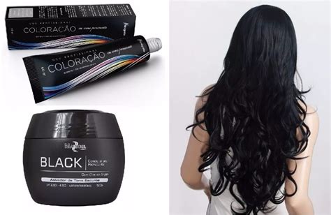 Tinta De Cabelo Preto N Matizador Black G Mairibel R