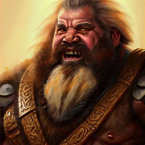 Portrait Painting Of A Dwarven Berserker Sharp Focus Stable Diffusion