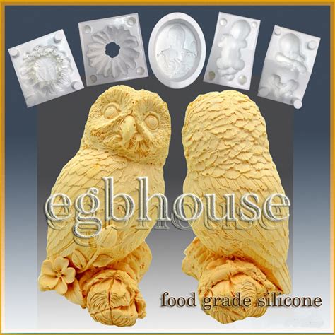 3d Owl Silicone Molds Etsy