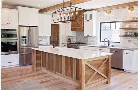 Farmhouse Kitchen Island Ranch Kitchen New House Kitchen Dream