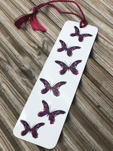 Butterflies Bookmark Metal Bookmark Butterfly Handmade Etsy Metal