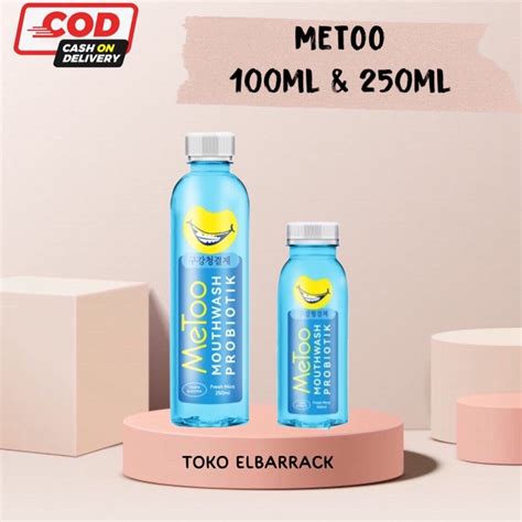 Jual MeToo Obat Kumur Probiotik Fresh Mint Mouthwash No Alcohol