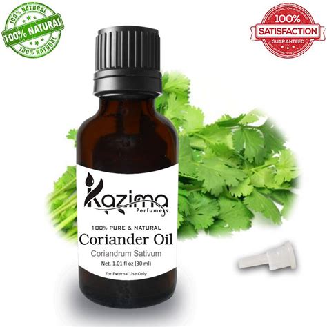 Coriander Essential Oil 30ml 100 Pure Natural And Undiluted Oil