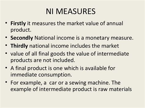 Methods Of Measuring National Income