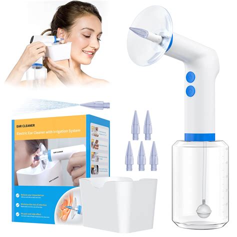 Febfoxs Electric Ear Wax Removal Ear Irrigation Water Cleaner Kit 4