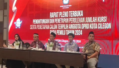 Kpu Cilegon Tetapkan Anggota Legislatif Hasil Pileg Bantentv