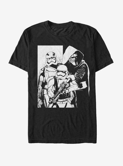 Star Wars First Order Three T Shirt Black Hot Topic