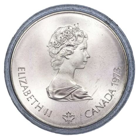 Canada Dollars Elizabeth Ii Olympiades De Montr Al Carte Du