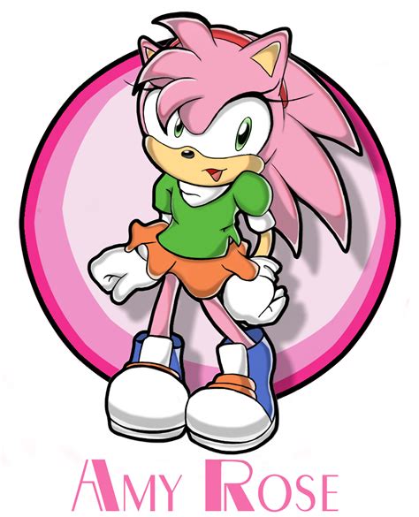 Classic Amy Rose And Classic Sonic