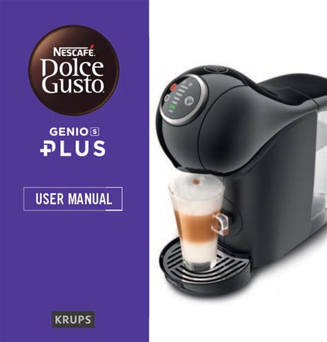 Nescafe Dolce Gusto GenioSPlus Krups User Manual Safety Precautions