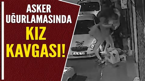 Asker U Urlamasinda Kiz Kavgasi Youtube