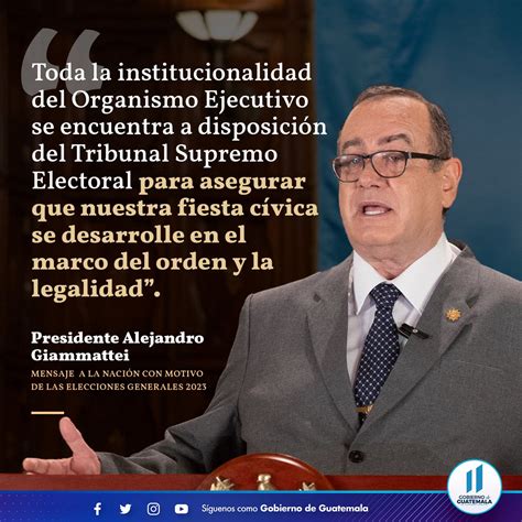 Gobierno Guatemala On Twitter CadenaNacional Mensaje Del