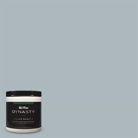 Behr Dynasty Oz N Half Sea Fog One Coat Hide Semi Gloss Enamel