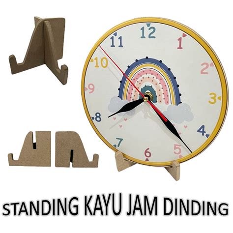 Jual Stand Frame Bingkai Jam Dinding Walldecor Piring Hiasan Standing