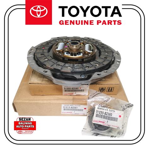 ORIGINAL TOYOTA CLUTCH SET DISC COVER RELEASE BEARING AVANZA 1 5 3SZVE