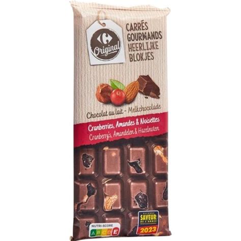 Tablette De Chocolat Au Lait Cranberries CARREFOUR ORIGINAL La