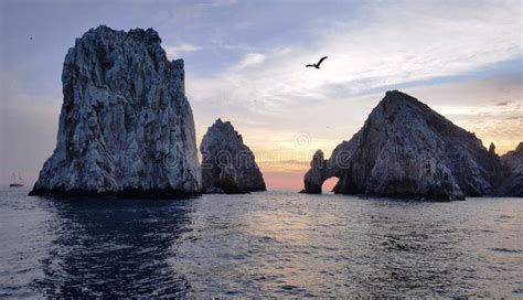 The Arch at Sunset in Cabo stock image. Image of cabo - 18657811