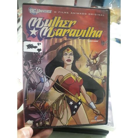 DVD MULHER MARAVILHA O FILME ANIMADO ORIGINAL DC UNIVERSE Shopee Brasil