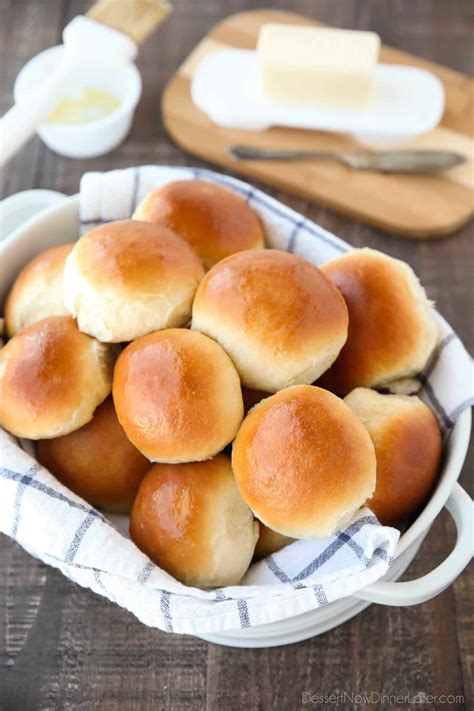 Classic Homemade Dinner Rolls | Dessert Now Dinner Later