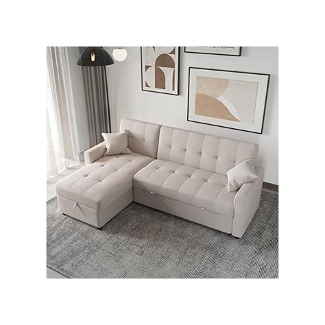 Buy Mgh Reversible Sectional Sleeper Sofa In Wide Sectional Sofa