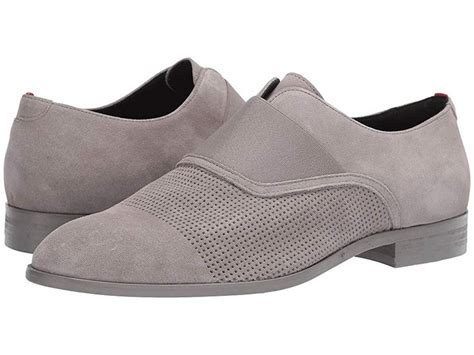 Boss Hugo Boss Smart Slip On By Hugo Mens Shoes Light Grey Mens